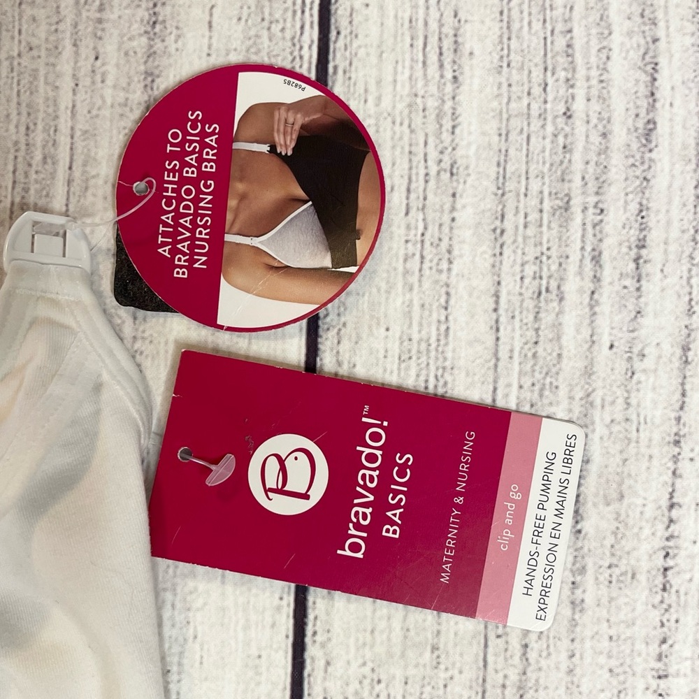 6/$20   Bravado! BASICS Clip & Go Pumping Accessory - White - Picture 10 of 13